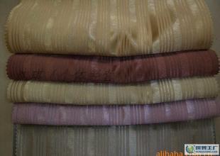 新佳源布藝 雙面有光窄條遮光窗簾布，家居家具的完美選擇